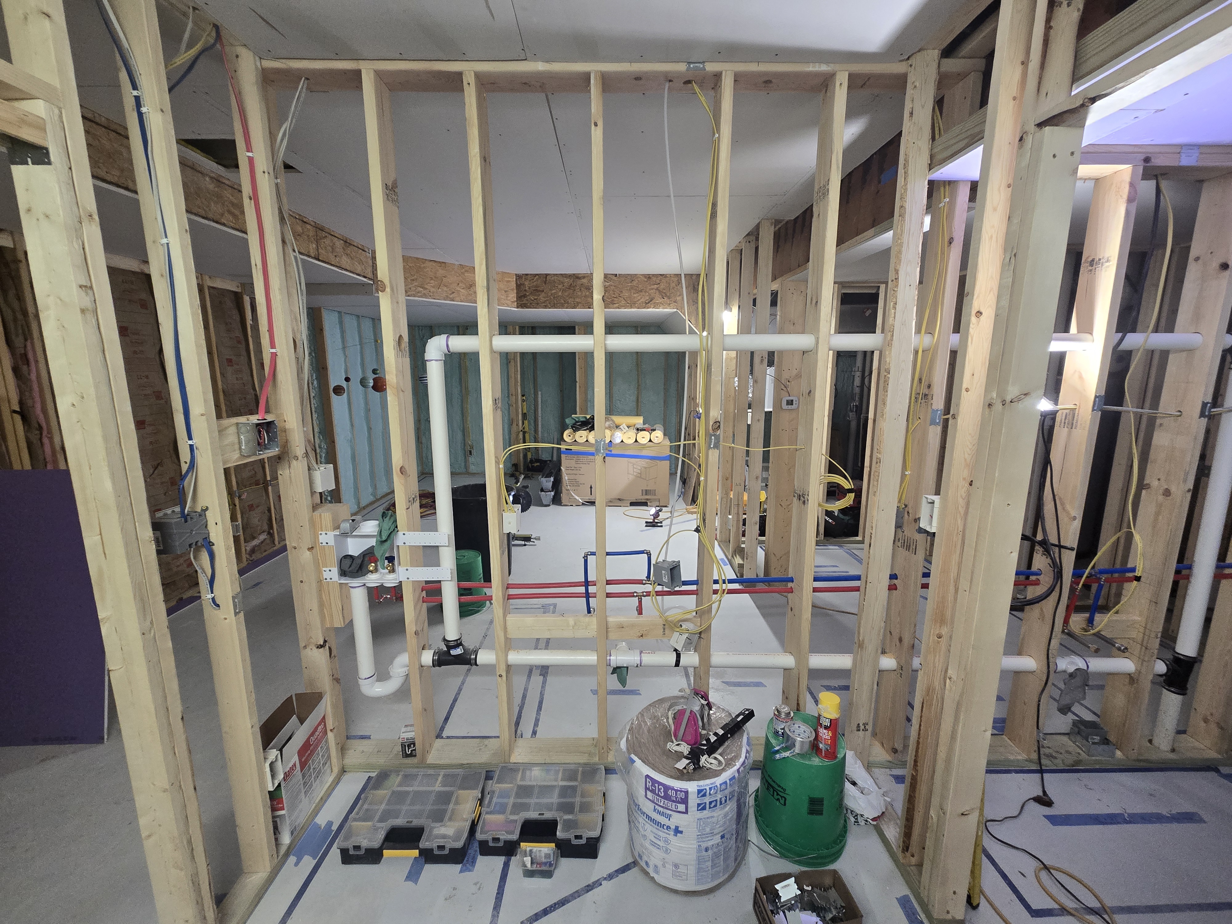 Parent Basement and Bath
